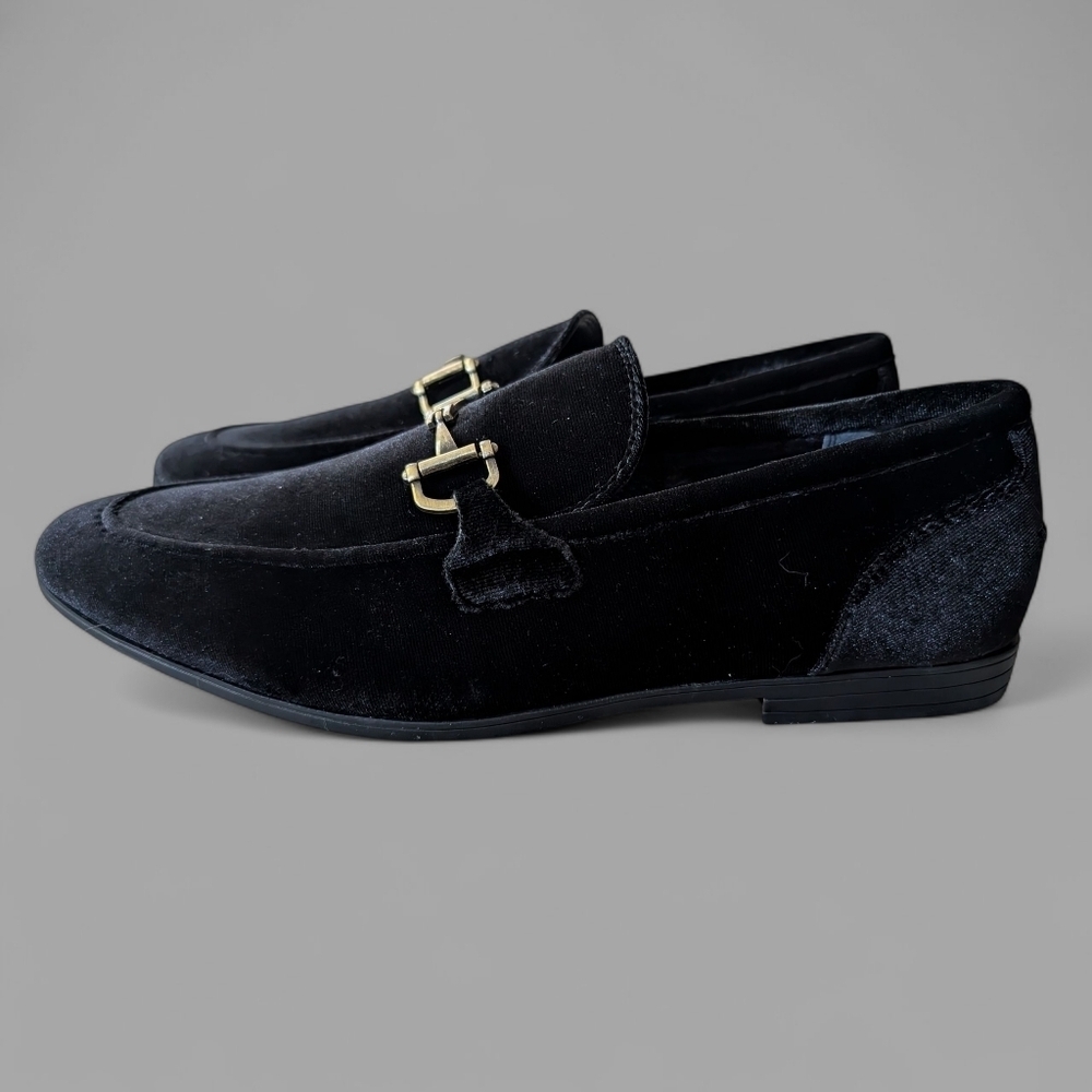 Brand New- Steve Madden Mens 'Madly' Velvet Loafers- Size 10 - Picture 2 of 6